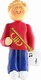 Male Musician Trumpet Ornament (Blonde Hair)